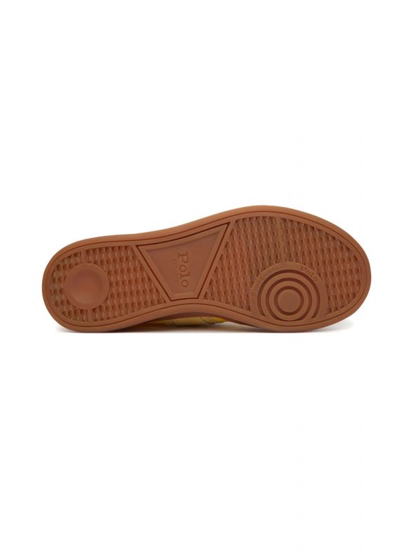 RALPH LAUREN  ΠΑΠΟΥΤΣΙΑ SNEAKERS HTR-AERA-SK-LTL-ΚΙΤΡΙΝΟ