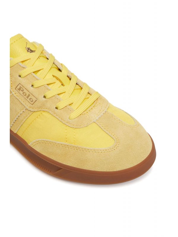 RALPH LAUREN  ΠΑΠΟΥΤΣΙΑ SNEAKERS HTR-AERA-SK-LTL-ΚΙΤΡΙΝΟ