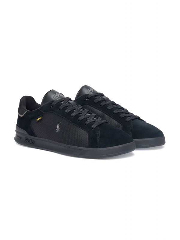 RALPH LAUREN ΠΑΠΟΥΤΣΙΑ SNEAKERS HRT CT UTILY-SK-LTL ΜΑΥΡΟ