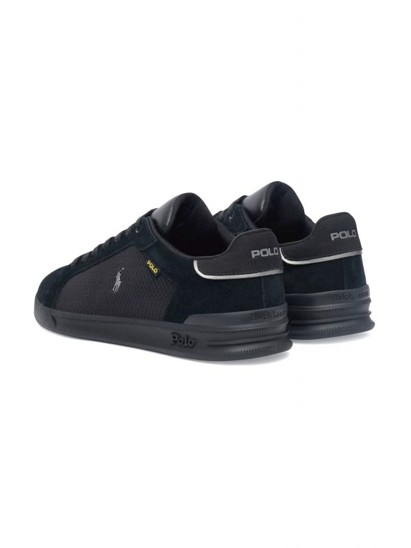 RALPH LAUREN ΠΑΠΟΥΤΣΙΑ SNEAKERS HRT CT UTILY-SK-LTL ΜΑΥΡΟ