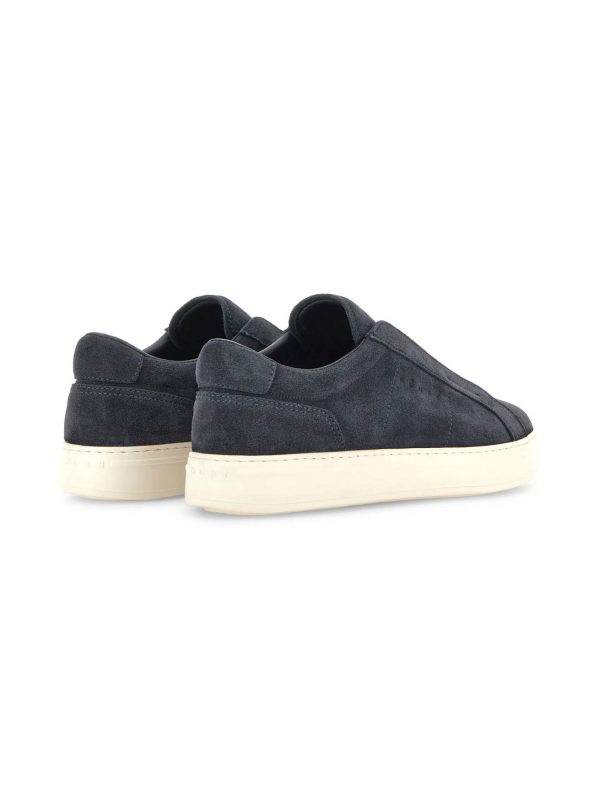 HOGAN ΠΑΠΟΥΤΣΙΑ SNEAKERS SLIP ON H668 SUEDE ΜΠΛΕ