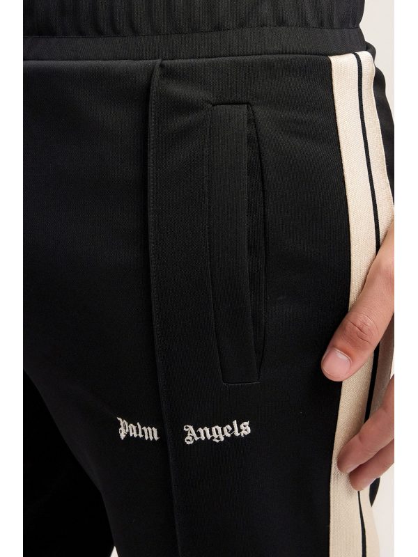 PALM ANGELS ΠΑΝΤΕΛΟΝΙ ΦΟΡΜΑ CLASSIC LOGO TRACK ΜΑΥΡΟ-ΕΚΡΟΥ