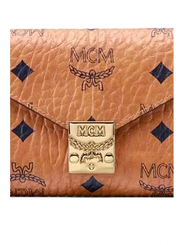 MCM ΠΟΡΤΟΦΟΛΙ TRACY 3FOLD SML COGNAC VIS ΚΟΝΙΑΚ