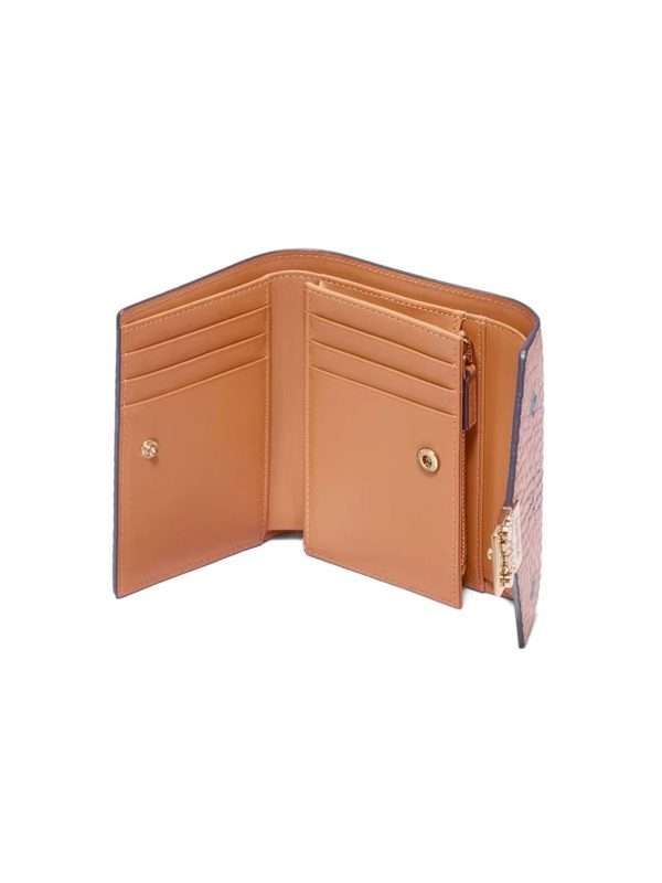 MCM ΠΟΡΤΟΦΟΛΙ TRACY 3FOLD SML COGNAC VIS ΚΟΝΙΑΚ
