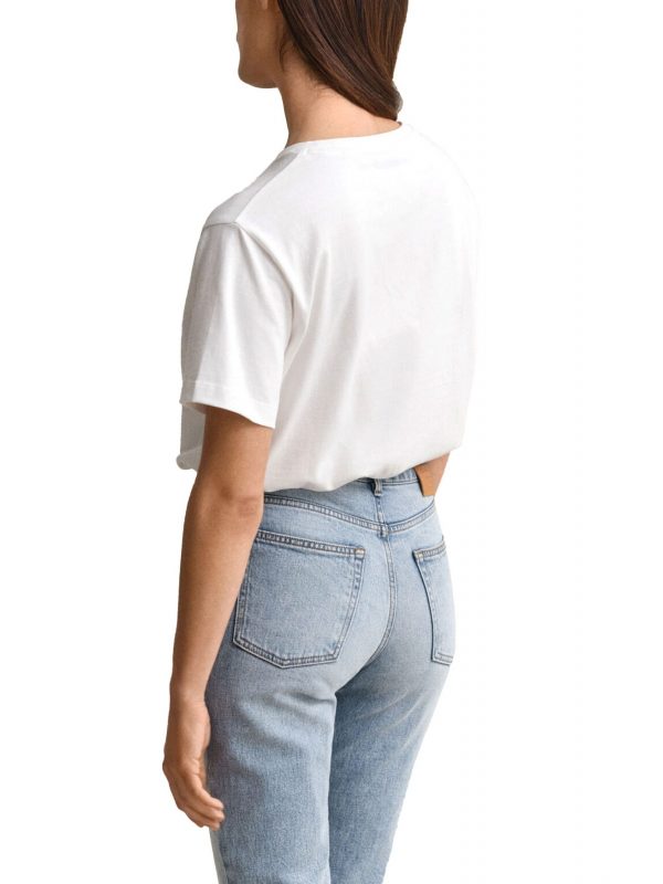 GANT T-SHIRT GRAPHIC ΛΕΥΚΟ