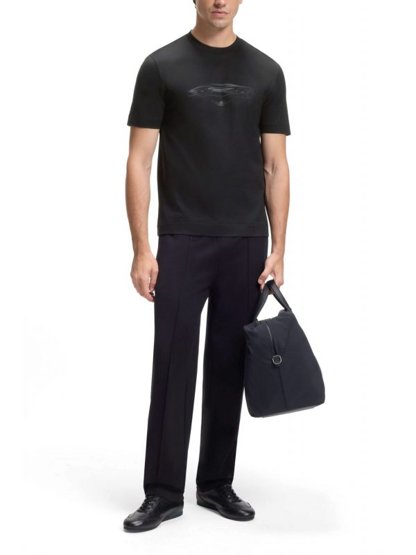 BOSS T-SHIRT C-Taut 181_AM ΜΑΥΡΟ