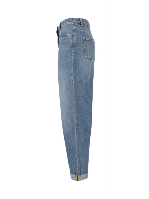 ELISABETTA FRANCHI ΠΑΝΤEΛΟΝΙ JEANS ΜΠΛΕ