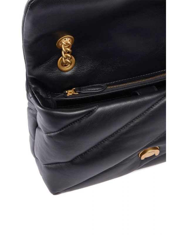 PINKO ΤΣΑΝΤΑ  LOVE PUFF CLASSIC SMALL B. SHEEP NAPPA ΜΑΥΡΟ