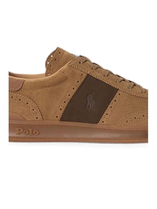 RALPH LAUREN ΠΑΠΟΥΤΣΙΑ SNEAKERS HRT AERA BRO-SNEAKERS-LOW TOP LACE ΤΑΜΠΑ