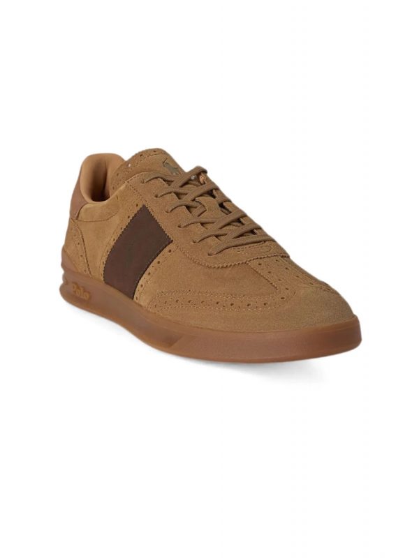 RALPH LAUREN ΠΑΠΟΥΤΣΙΑ SNEAKERS HRT AERA BRO-SNEAKERS-LOW TOP LACE ΤΑΜΠΑ