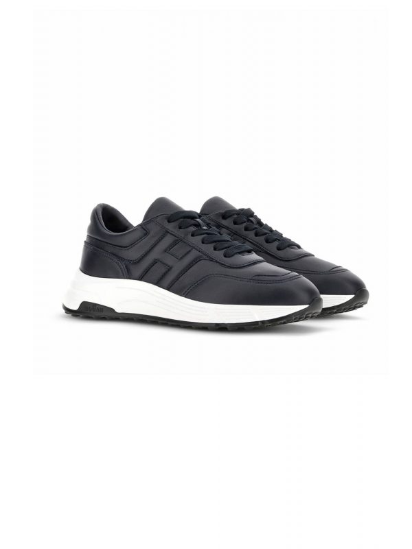HOGAN ΠΑΠΟΥΤΣΙΑ SNEAKERS HYPERLIGHT ALLACCIATO H ΜΠΛΕ