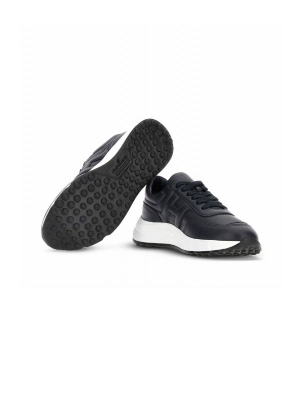HOGAN ΠΑΠΟΥΤΣΙΑ SNEAKERS HYPERLIGHT ALLACCIATO H ΜΠΛΕ