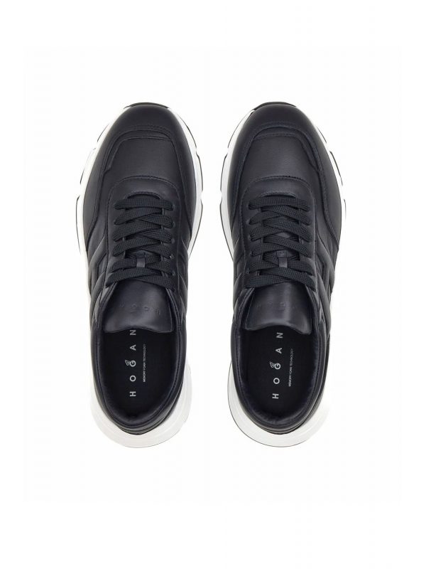 HOGAN ΠΑΠΟΥΤΣΙΑ SNEAKERS HYPERLIGHT ALLACCIATO H ΜΠΛΕ