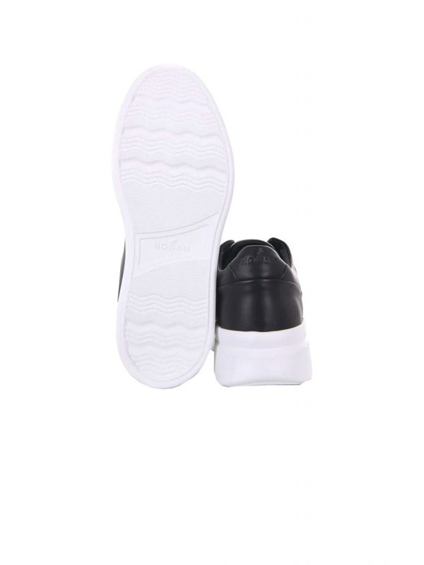 HOGAN ΠΑΠΟΥΤΣΙΑ SNEAKERS H580 SLIP ON H ΜΑΥΡΟ
