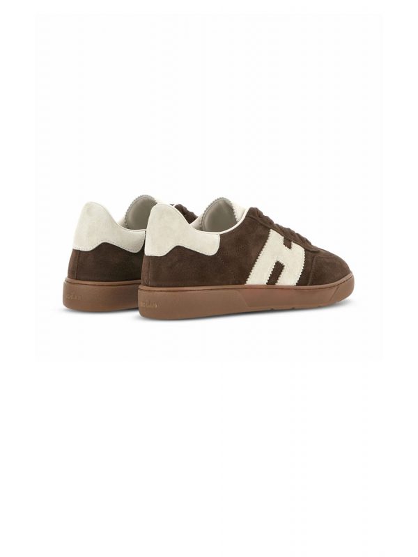 HOGAN ΠΑΠΟΥΤΣΙΑ SNEAKERS COOL ALLACCIATO H ΚΑΦΕ