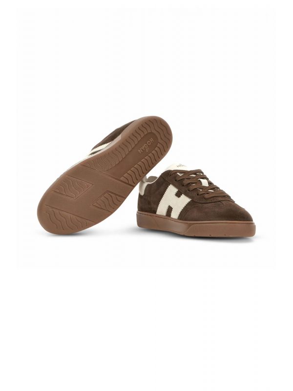 HOGAN ΠΑΠΟΥΤΣΙΑ SNEAKERS COOL ALLACCIATO H ΚΑΦΕ