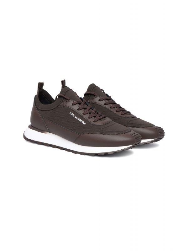 KARL LAGERFELD ΠΑΠΟΥΤΣΙΑ SNEAKERS KAIRO Overlay Lo Lace ΚΑΦΕ