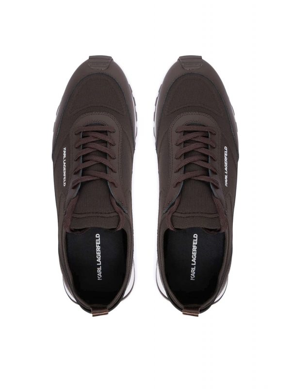 KARL LAGERFELD ΠΑΠΟΥΤΣΙΑ SNEAKERS KAIRO Overlay Lo Lace ΚΑΦΕ