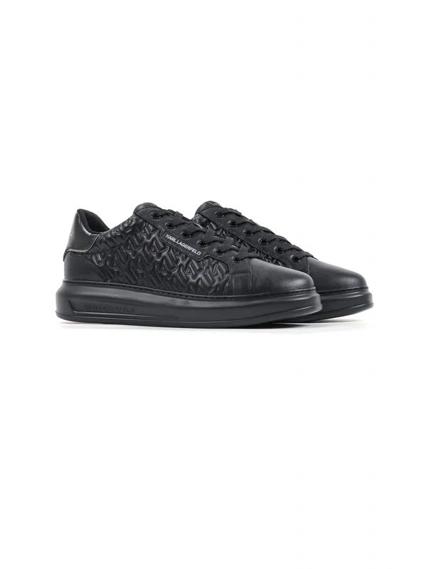 KARL LAGERFELD ΠΑΠΟΥΤΣΙΑ SNEAKERS KAPRI MENS Monogram Rpt Lo ΜΑΥΡΟ