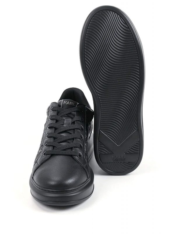KARL LAGERFELD ΠΑΠΟΥΤΣΙΑ SNEAKERS KAPRI MENS Monogram Rpt Lo ΜΑΥΡΟ