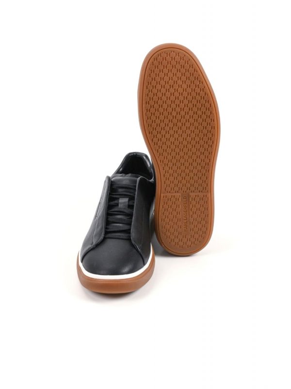 KARL LAGERFELD ΠΑΠΟΥΤΣΙΑ SNEAKERS KANE Hidden Lace Lo ΜΑΥΡΟ