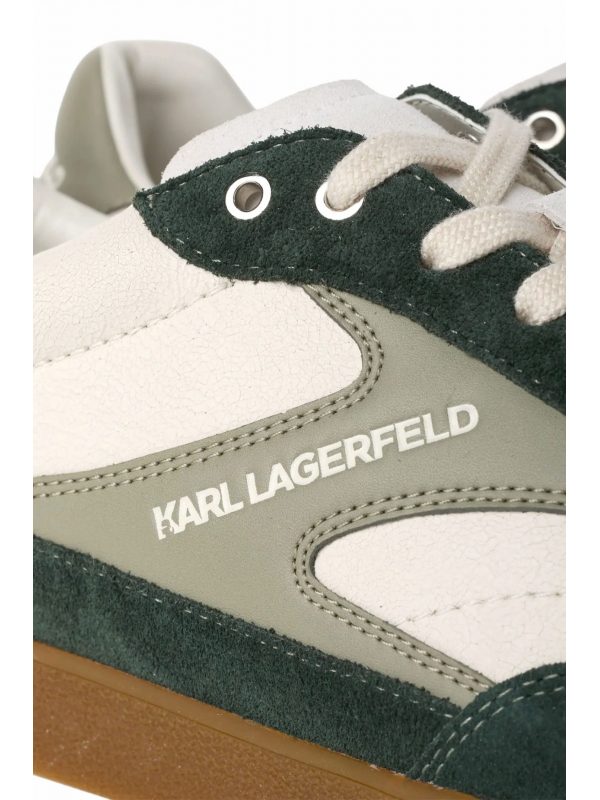 KARL LAGERFELD ΠΑΠΟΥΤΣΙΑ SNEAKERS KANDIDATE LO LACE ΚΥΠΑΡΙΣΣΙ-ΚΡΕΜ