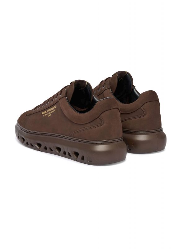 KARL LAGERFELD ΠΑΠΟΥΤΣΙΑ SNEAKERS KAPRI KITE RSG Lo Lace ΚΑΦΕ
