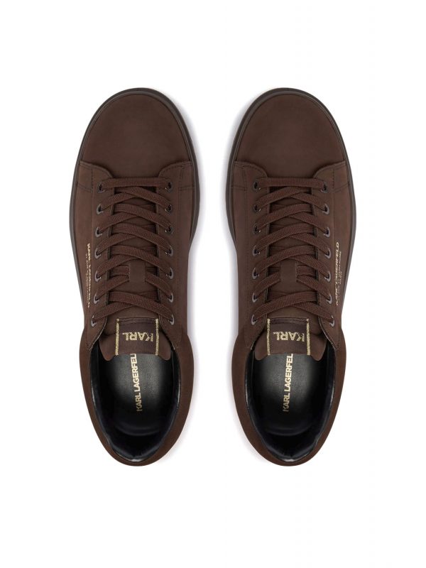 KARL LAGERFELD ΠΑΠΟΥΤΣΙΑ SNEAKERS KAPRI KITE RSG Lo Lace ΚΑΦΕ