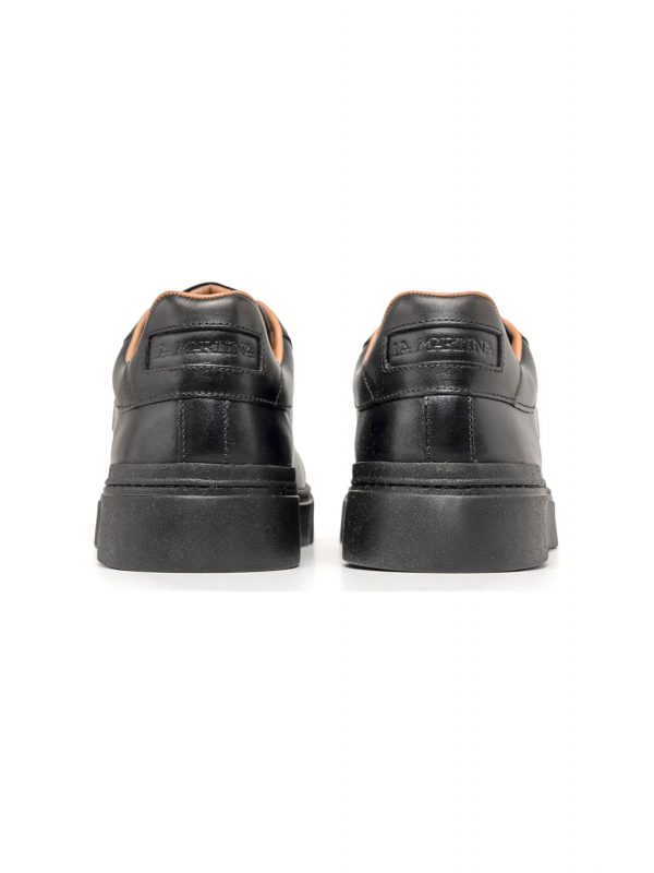 LA MARTINA ΠΑΠΟΥΤΣΙΑ SNEAKERS LOGO ΜΑΥΡΟ