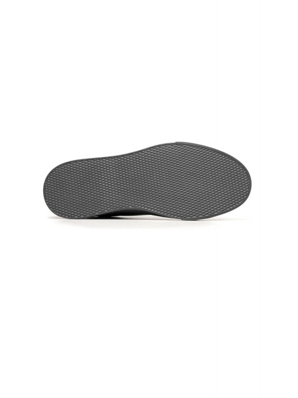 LA MARTINA ΠΑΠΟΥΤΣΙΑ SNEAKERS LOGO ΜΑΥΡΟ