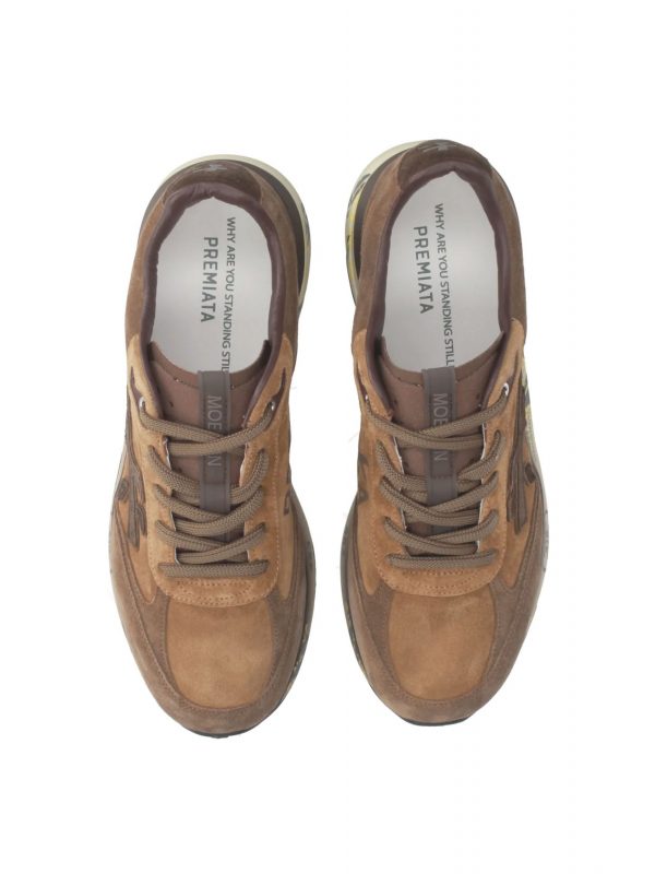 PREMIATA ΠΑΠΟΥΤΣΙΑ SNEAKERS ΑΝΔΡΙΚΑ MOERUN ΚΑΦΕ
