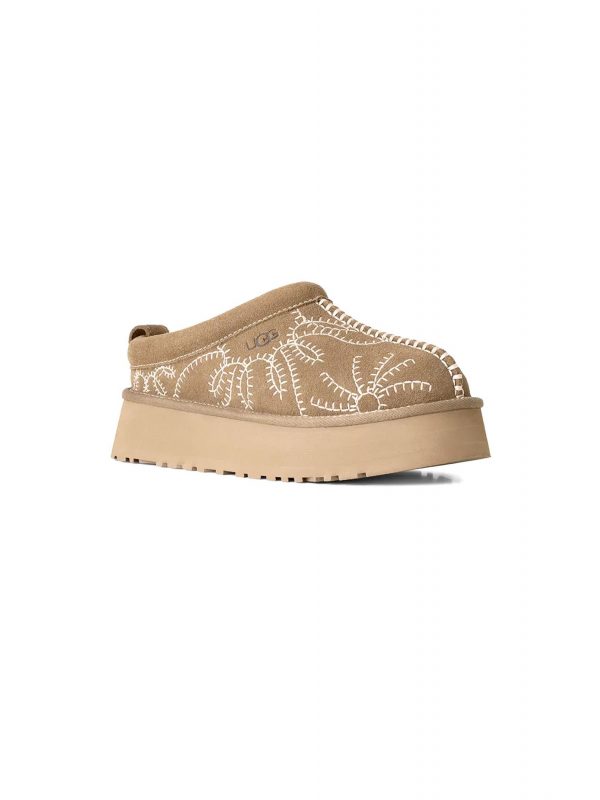 UGG ΠΑΠΟΥΤΣΙΑ ΠΑΝΤΟΦΛΕΣ TAZZ II BOTANIC ΑΝΑΓΛΥΦΑ ΣΧΕΔΙΑ LOGO ΛΑΔΙ