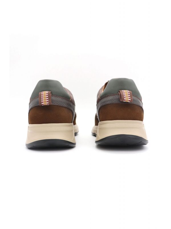AMBITIOUS ΠΑΠΟΥΤΣΙΑ SNEAKERS RIDER ΚΑΦΕ