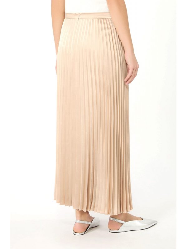 MAX MARA WEEKEND ΦΟΥΣΤΑ WKDNICCHIA MIDI ΠΛΙΣΕ ΣΑΜΠΑΝΙΖΕ