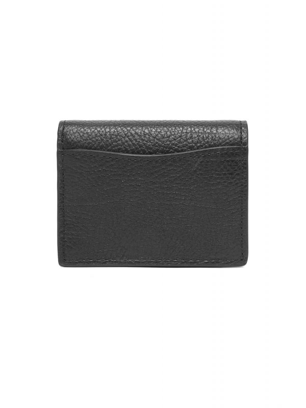 MICHAEL KORS ΠΟΡΤΟΦΟΛΙ ΒRYANT METAΛΛΙΚΟ LOGO ΜΑΥΡΟ