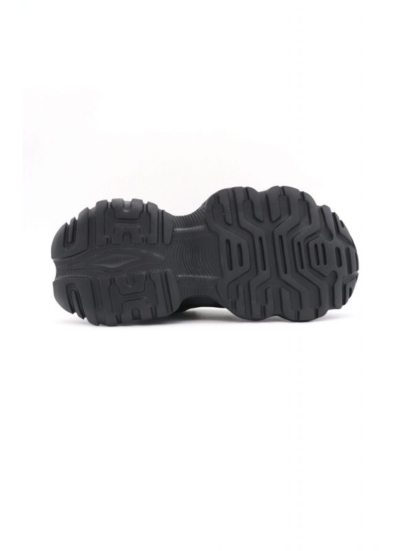 V 19.69 ΠΑΠΟΥΤΣΙ SNEAKERS LOGO ΜΑΥΡΟ