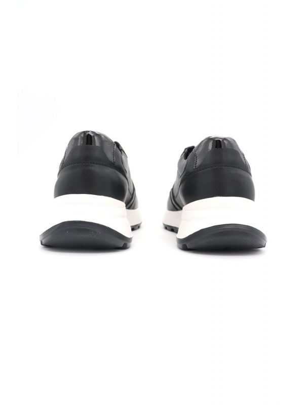 V 19.69 ΠΑΠΟΥΤΣΙ SNEAKERS LOGO ΜΑΥΡΟ