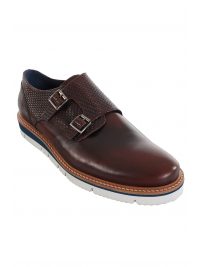 TOM FRANK DOUBLE MONK SHOE WHITE TAMPA SOLE