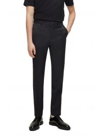 BOSS SUIT PANTS H-LENON-B1 REGULAR FIT BLACK