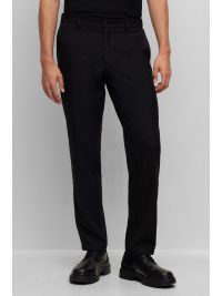 BOSS ΠΑΝΤΕΛΟΝΙ CHINO SLIM FIT P-GENIUS-233-F ΜΑΥΡΟ
