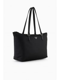 EMPORIO ARMANI SHOPPING BAG LOGO ΜΑΥΡΟ