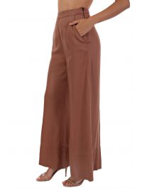 PINKO ΠΑΝΤΕΛΟΝΑ PAOLINA TWLL LYOCELL REDDISH ΚΑΦΕ 