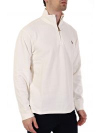 RALPH LAUREN ΦΟΥΤΕΡ HALFZIP LOGO ΕΚΡΟΥ
