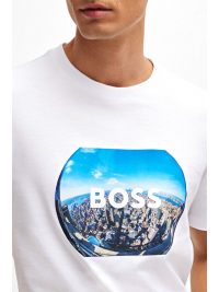 BOSS T-SHIRT JERSEY TIBURT 511 ΛΕΥΚΟ