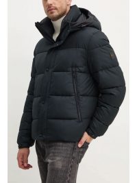 BOSS CASUAL ΜΠΟΥΦΑΝ PUFFER ΚΟΥΚΟΥΛΑ OMARIS  ΜΑΥΡΟ