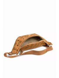 MCM ΤΣΑΝΤΑ FURSTEN BELT BAG MED COGNAC VIS ΚΟΝΙΑΚ