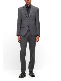 BOSS ΣΑΚΑΚΙ ΚΟΥΣΤΟΥΜΙΟΥ SLIM FIT H-HUGE-MM-C-224 ΓΚΡΙ