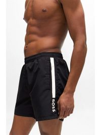 BOSS BEACHWEAR ΜΑΓΙΩ DOLPHIN ΜΑΥΡΟ