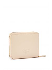 PINKO ΠΟΡΤΟΦΟΛΙ TAYLOR ZIP AROUND VITELLO SETA ΜΠΕΖ