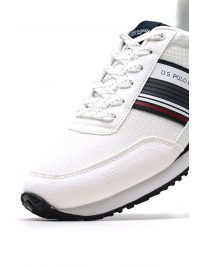 U.S.POLO ASSN ΠΑΠΟΥΤΣΙΑ SNEAKERS XIRIO009A ΛΕΥΚΟ-ΜΠΛΕ